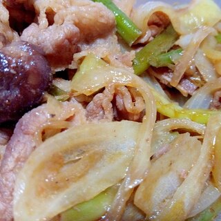 しょうが焼き風野菜炒め